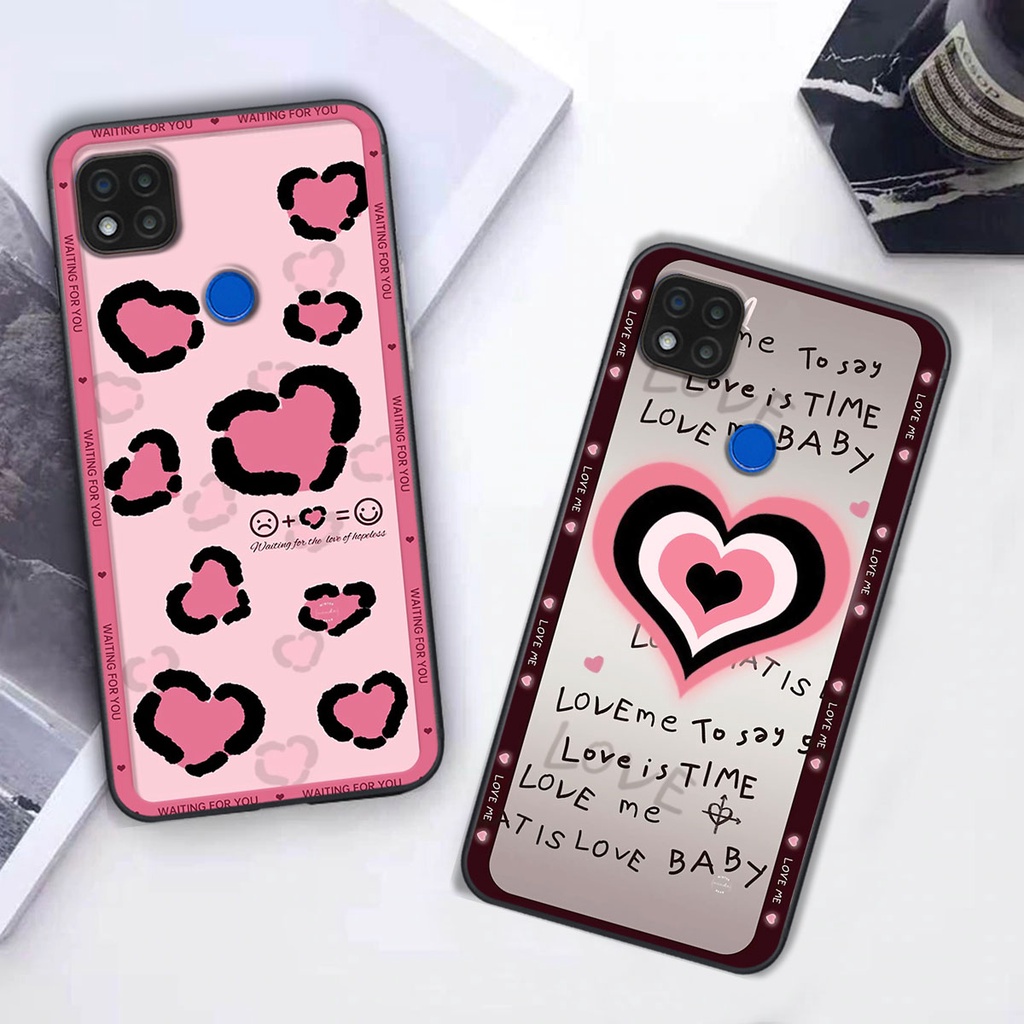 Ốp lưng Xiaomi Redmi 9C màu hồng dễ thương