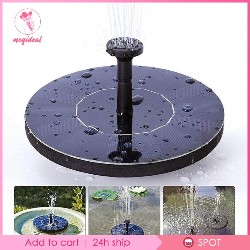 Máy bơm phun nước mini dạng đĩa sử dụng năng lượng mặt trời