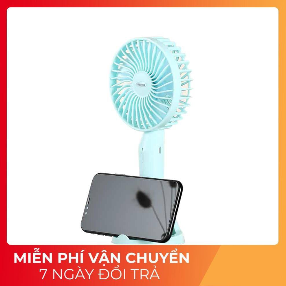 Quạt mini cầm tay có đế để điện thoại