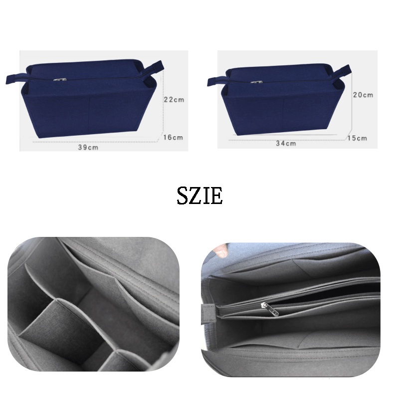 Túi lót bên trong sắp xếp đồ tiện dụng cho túi 225-book tote