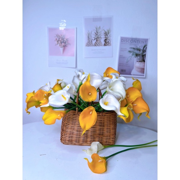 Làng nghề xuất khẩu túi mây cầm tay chụp ảnh hoặc cắm hoa siêu xinh