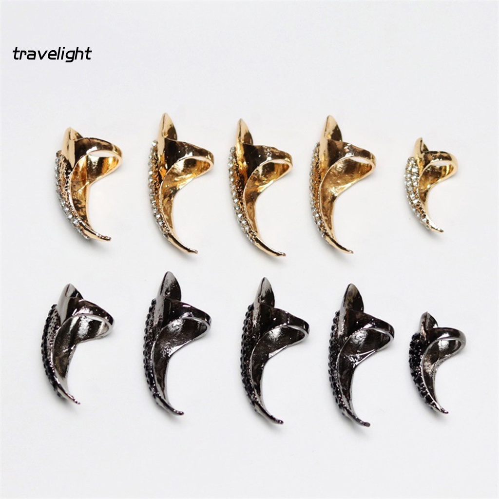 [TR] Nhẫn Hóa Trang Hình Móng Vuốt Đại Bàng Phong Cách Punk Unisex