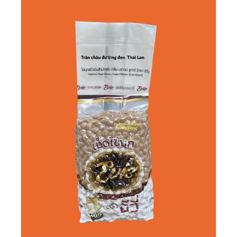 1kg Chân châu đường đen - trân châu đen,trắng, envy 1kg