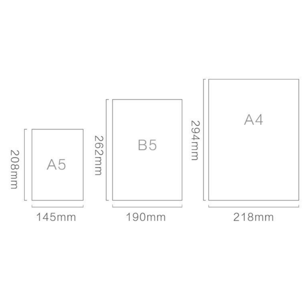 Winzige Sổ lò xo thiết kế đơn giản khổ A6/A5/B5