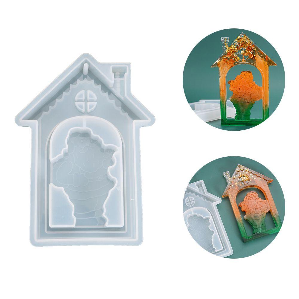 Khuôn Nhựa Làm Đồ Thủ Công Chất Lượng Cao|Khuôn Silicone Làm Trang Sức Hình Ông Già Noel