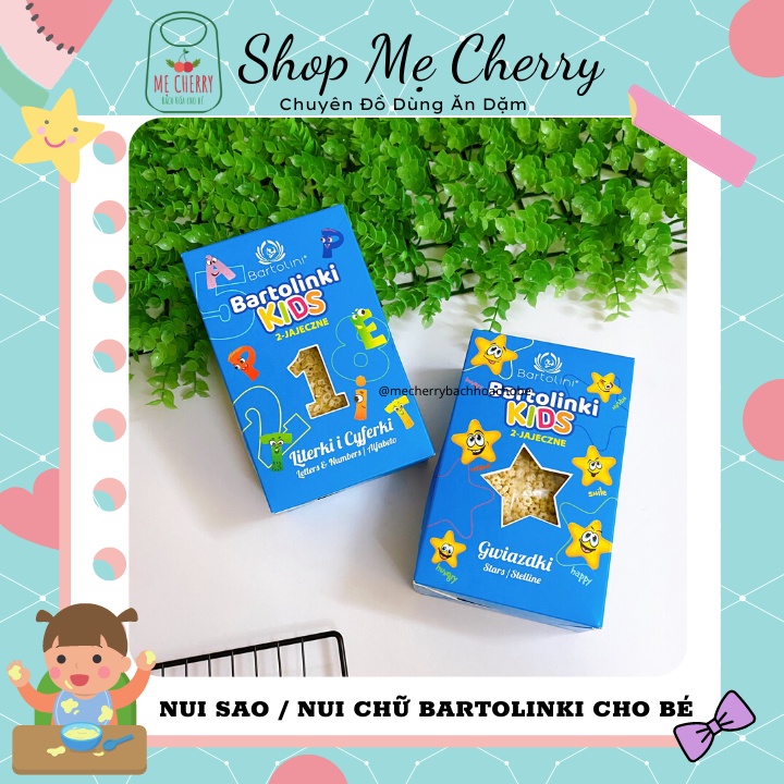 Nui sao và nui hình chữ cái Bartolinki Ba Lan cho bé Bartolini - Nhập khẩu chính hãng