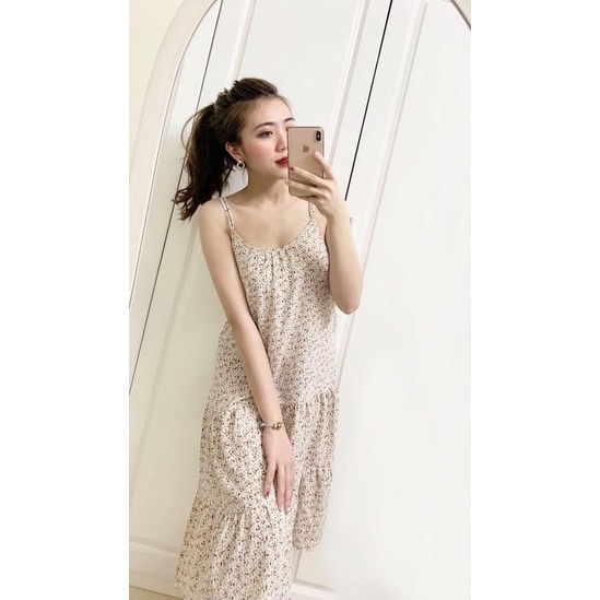 VÁY 2 DÂY HOA NHÍ SIÊU XINH 2021