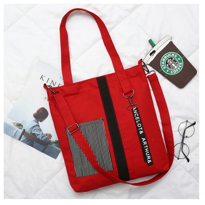 ⚡Follow Shop Săn Deal⚡Túi Tote Vải, Túi Tote Sọc Thời Trang, Túi Tote Xinh, Túi Tote Hot | BigBuy360 - bigbuy360.vn