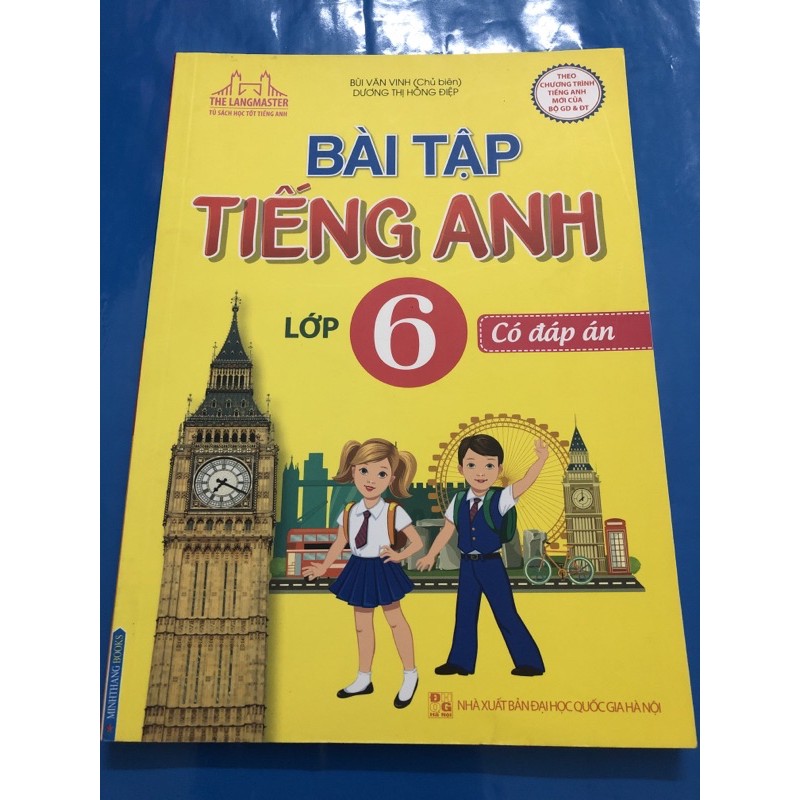 Sách - Bài tập tiếng anh lớp 6 (Có đáp án)