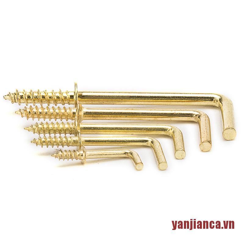 Bộ 10 móc sắt treo đồ hình chữ L 7 kiểu dáng