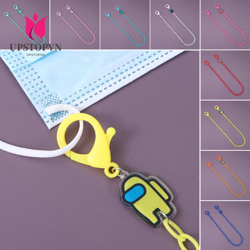 UPSTOPVN Multi-Function Acrylic Mask Lanyard Glasses Chain Neck Strap Chain Mask Anti-lost Rope