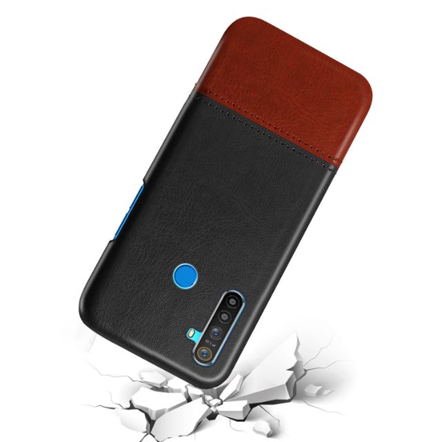Ốp lưng Oppo Realme Q /Realme 5 Pro FREESHIP Từ 50k dùng chung chống sốc da Khâu chỉ thời trang
