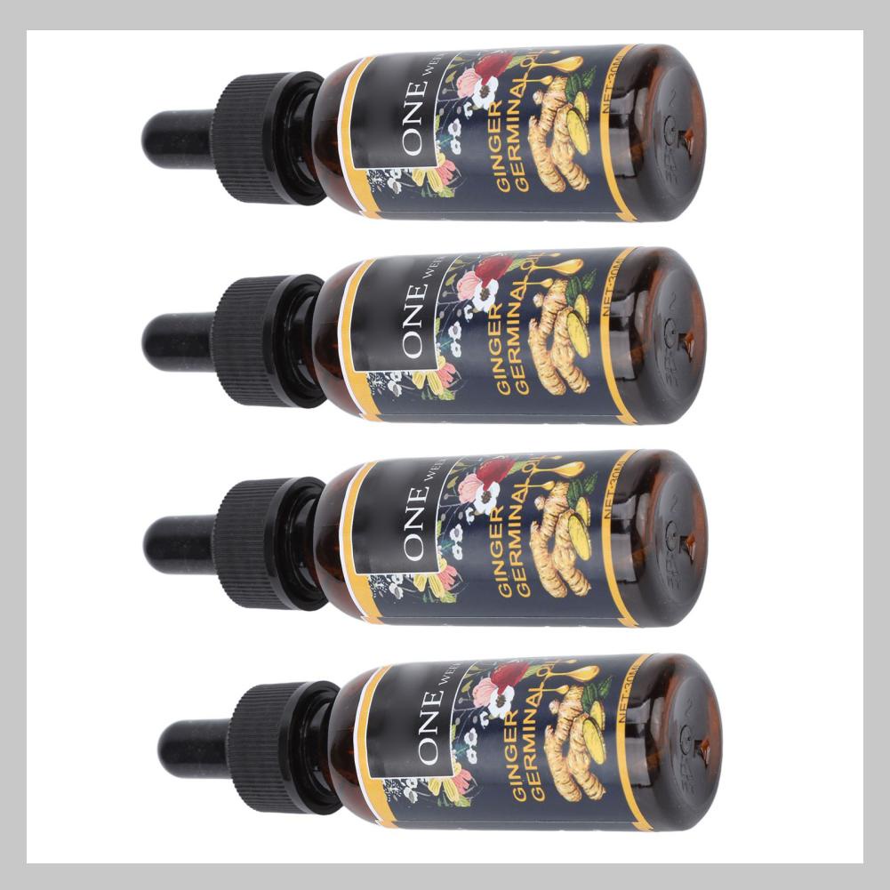 Fluorine073 4 cái 30ml Huyết Thanh Dưỡng Tóc Gừng Dầu Mọc Cho Dày Dài Hơn Ngừng Rụng Mỏng