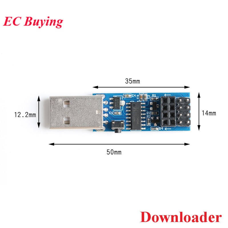 ESP-01 ESP-01S USB to ESP8266 CH340C ESP01 Prog Wifi Download Downloader Adapter Board Wireless Module For Arduino IDE Debugger