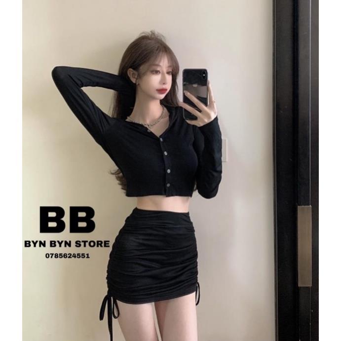 CHÂN VÁY BODY RÚT DÂY CÓ QUẦN BẢO HỘ TRONG R2 [Hàng Siêu Cấp] | BigBuy360 - bigbuy360.vn