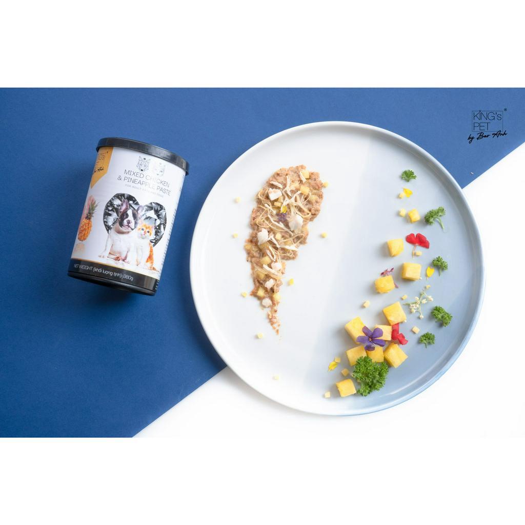 Pate Cho Chó Mèo King's Pet Lon 380G Đủ Vị - Miki Petshop
