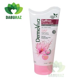 Sữa rửa mặt chiết xuất Saffron làm sáng da - Dermoviva fairness glow face wash 150ml