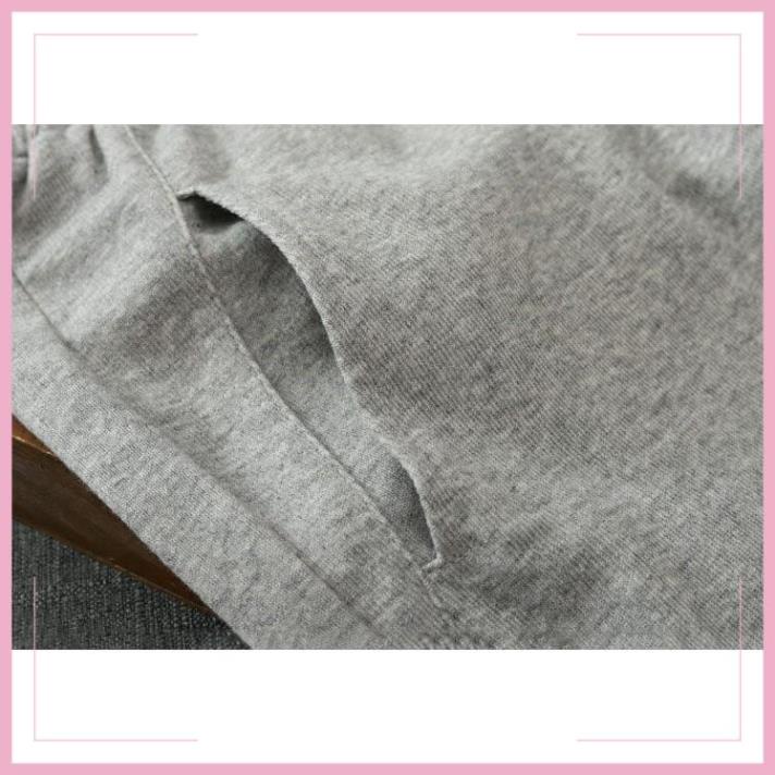 Quần Jogger Thể Thao Bo Gấu vải Da Cá Loại Đẹp Mịn Không Xù Lông 60