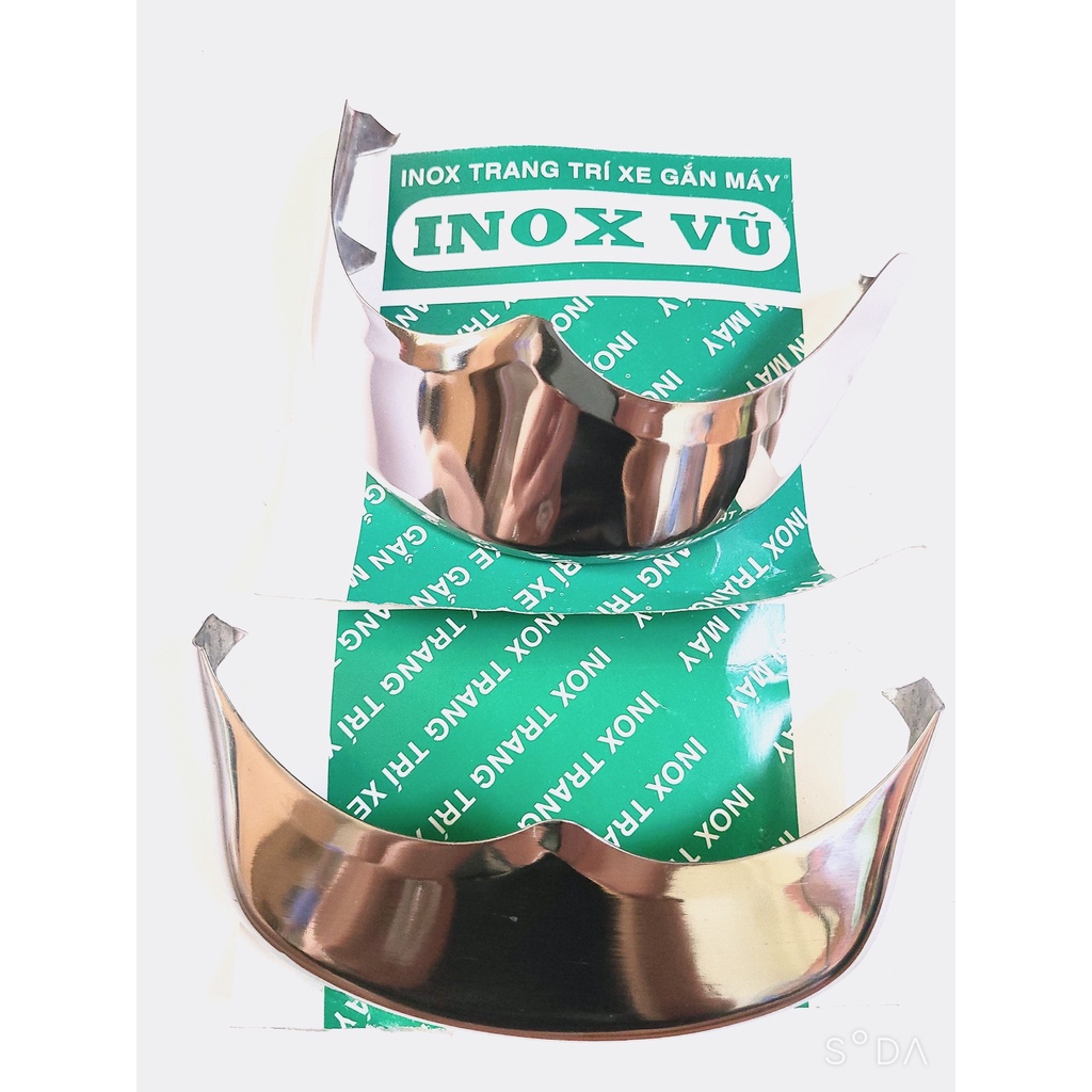 Combo Ốp dè INOX xe SHI Ý 2006- 2008 + 1 tem logo Titan HONDDA giá 1 bộ tại xưởng INOX Vũ
