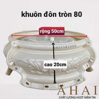 Khuôn đúc chân đôn tròn 80