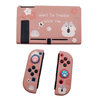 For Nintendo Switch Console /Joy Con Protective Soft Matte Silicone Cover Case[FASH]