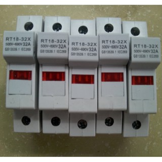 Đế cầu chì RT18-32X + cầu chì 2A/ 4A