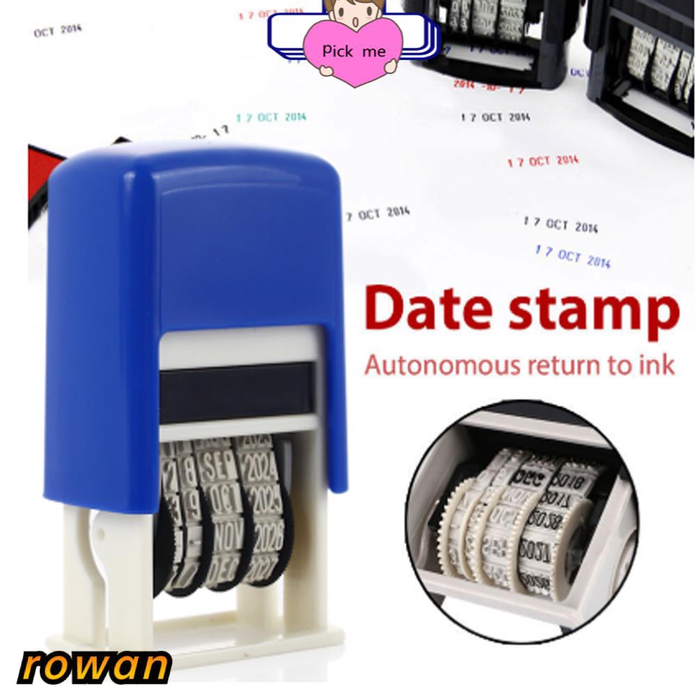 ROW School Office Supplies Stationery DIY Square Scrapbook Ink Date Stamp