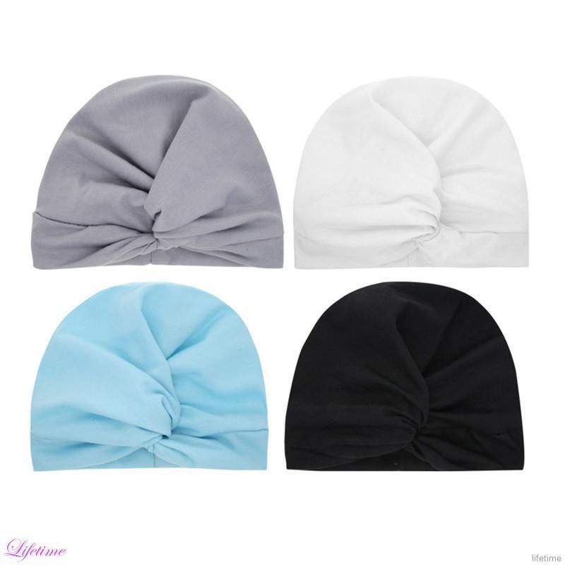 Mũ Turban Thắt Nơ Xinh Xắn Cho Bé Gái