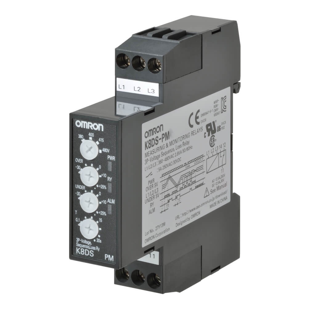Rơ le bảo vệ điện áp mất pha Omron K8DS K8DS-PM2 K8DS-PH1