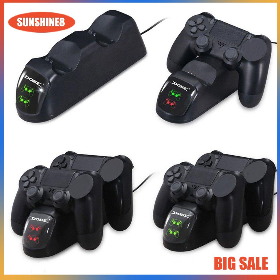 【SUN】Control Durable Charger USB Charging Station With Dock Dual Charger Gamepad