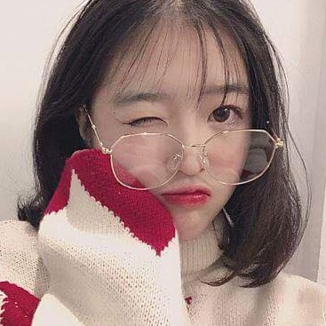 Gọng kính mắt cận nam nữ lục giác Hàn Quốc