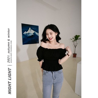 Áo trễ vai croptop