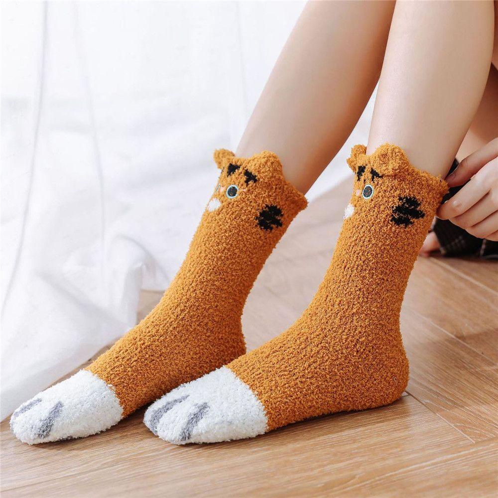ME Vớ Nhung San Hô Lông Nhung Mềm Mại Cho Giáng Sinh