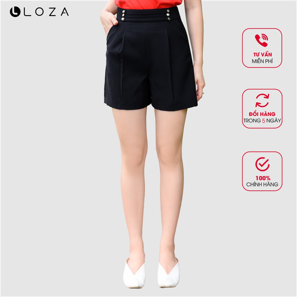 Quần short nữ LOZA cạp liền thời trang - LQ03110