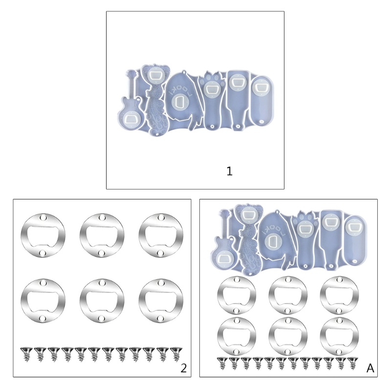 Sa Khuôn Nhựa Làm Móc Khóa Thủ Công