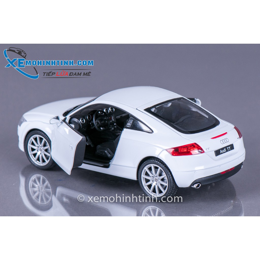 Xe Mô Hình Audi Tt Coupe 1:24 Welly (Trắng)