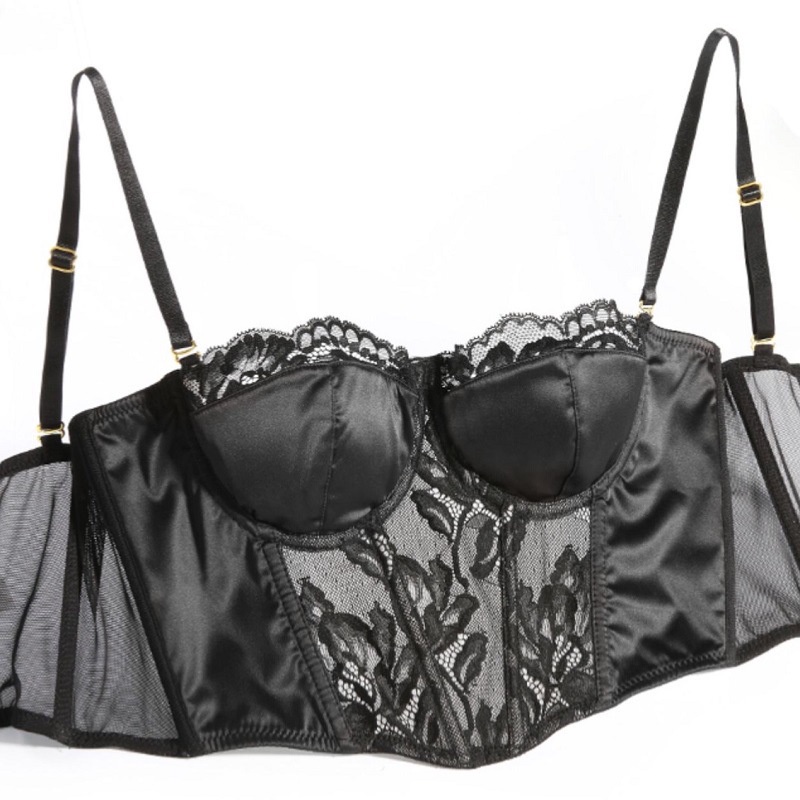 DUNEA Bộ Đồ Lót Phối Ren Không Tay Gợi Cảm Dành Cho Nữ