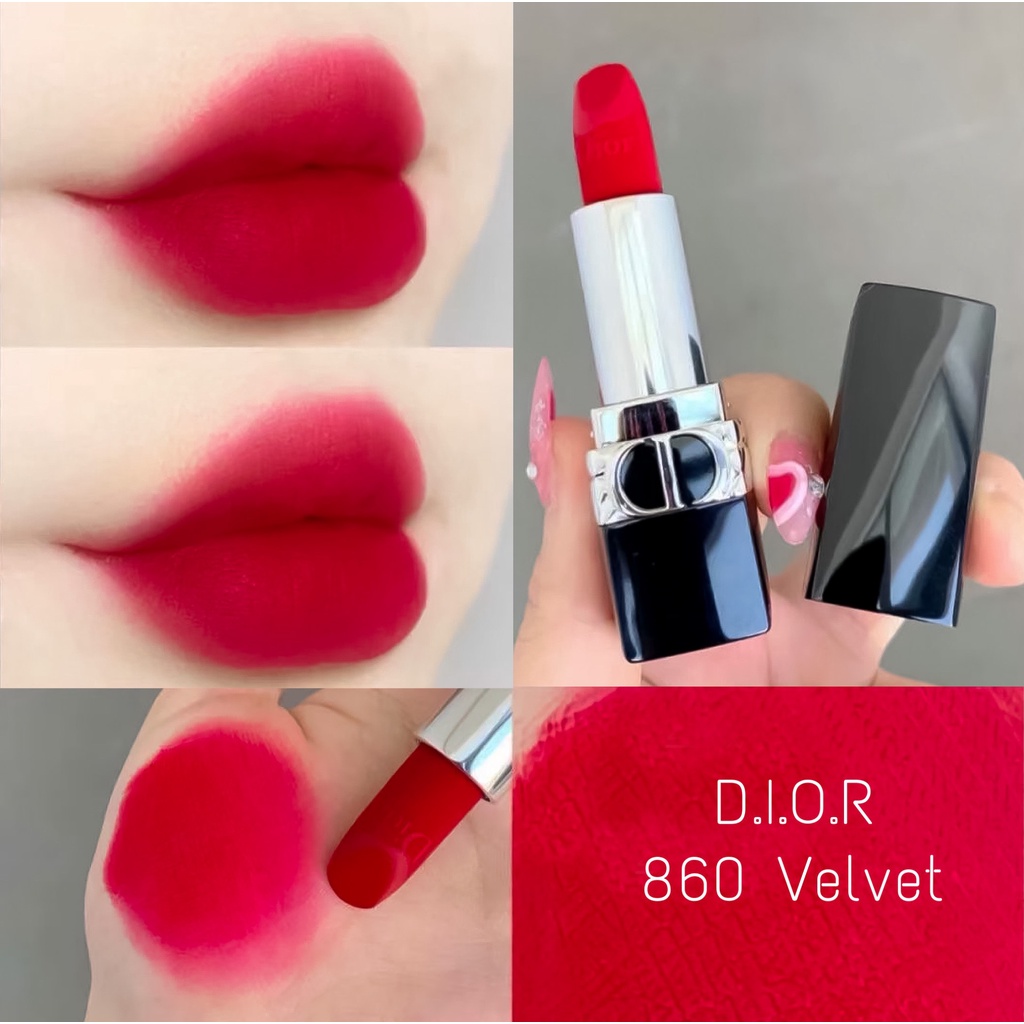 Son dưỡng Dior chính hãng 012 Rosewood, Son Dior Maximizer 038 dưỡng môi cao cấp phiên bản mới 3.5g