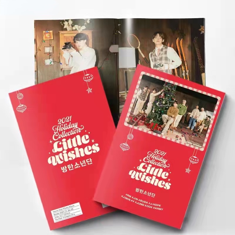 BTS 2021 Holiday Collection: Little Wishes Mini Photo Album Photobook Bangtan Album BUTTER Permission To Dance