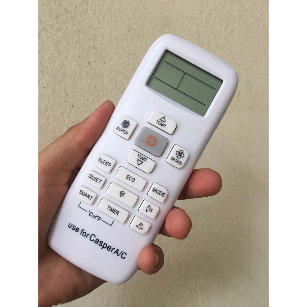 Remote máy lạnh, Điều khiển điều hòa Casper hàng tốt 100%