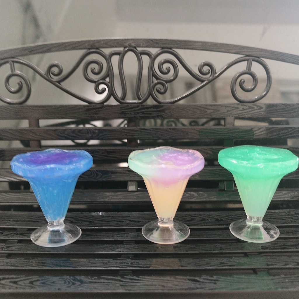 Ly cốc đồ chơi resin handmade tạo hình galaxy