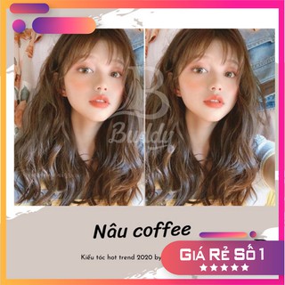 Thuốc nhuộm tóc Nâu coffee / Nâu cafe không tẩy