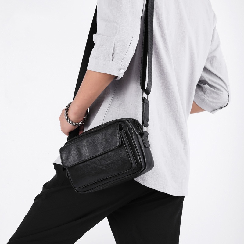 Túi đeo chéo nam nữ da thời trang unisex phong cách chất liệu cao cấp ZINLY