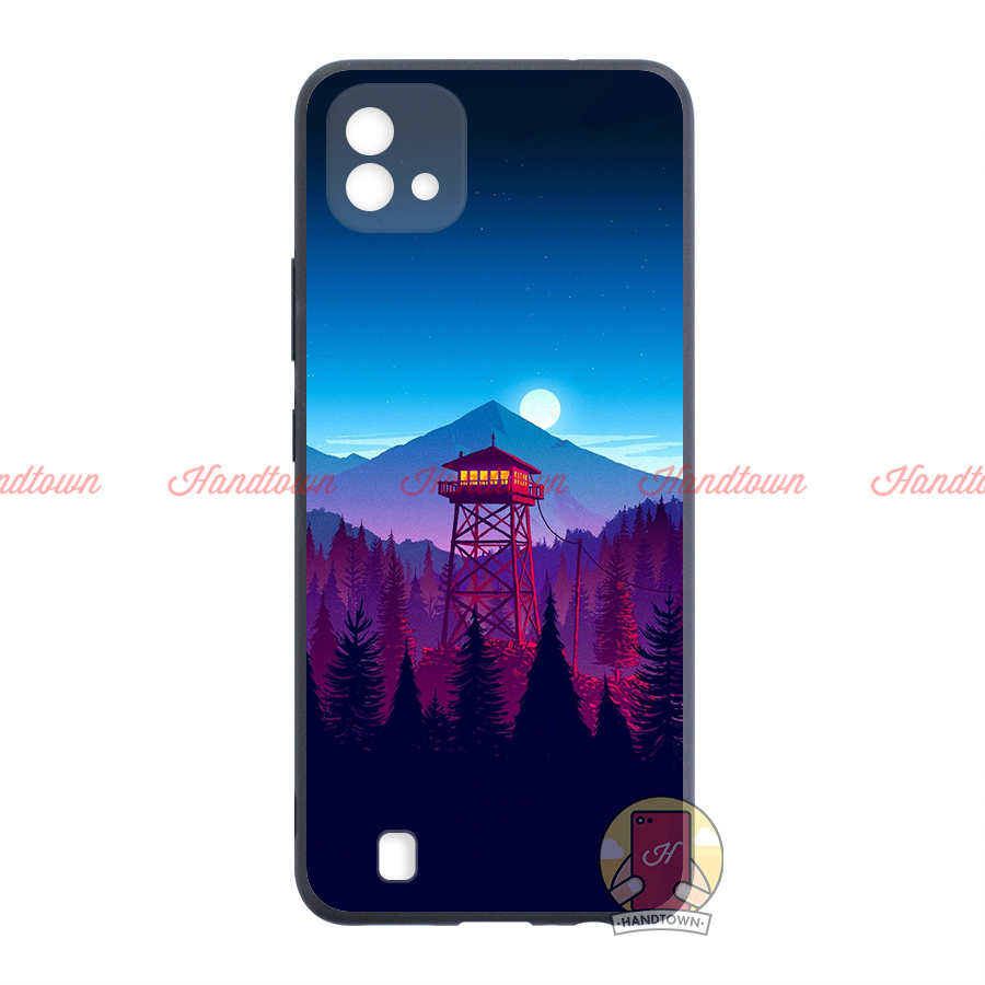 Ốp Lưng Realme C11 2021 TPU Silicon Ốp Dẻo Toàn Bộ Viền Đen In Hình Nhiều Mẫu Chống Sốc Cao Cấp Phần A Handtown
