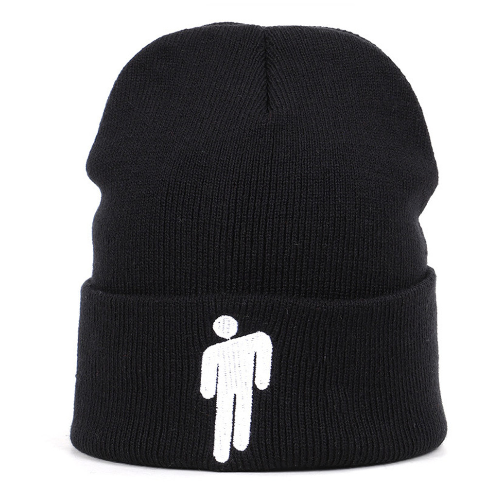 Nón Trùm Đầu Phong Cách Hip hop Màu Trơn Thêu Họa Tiết Thời Trang Cho Nam Và Nữ