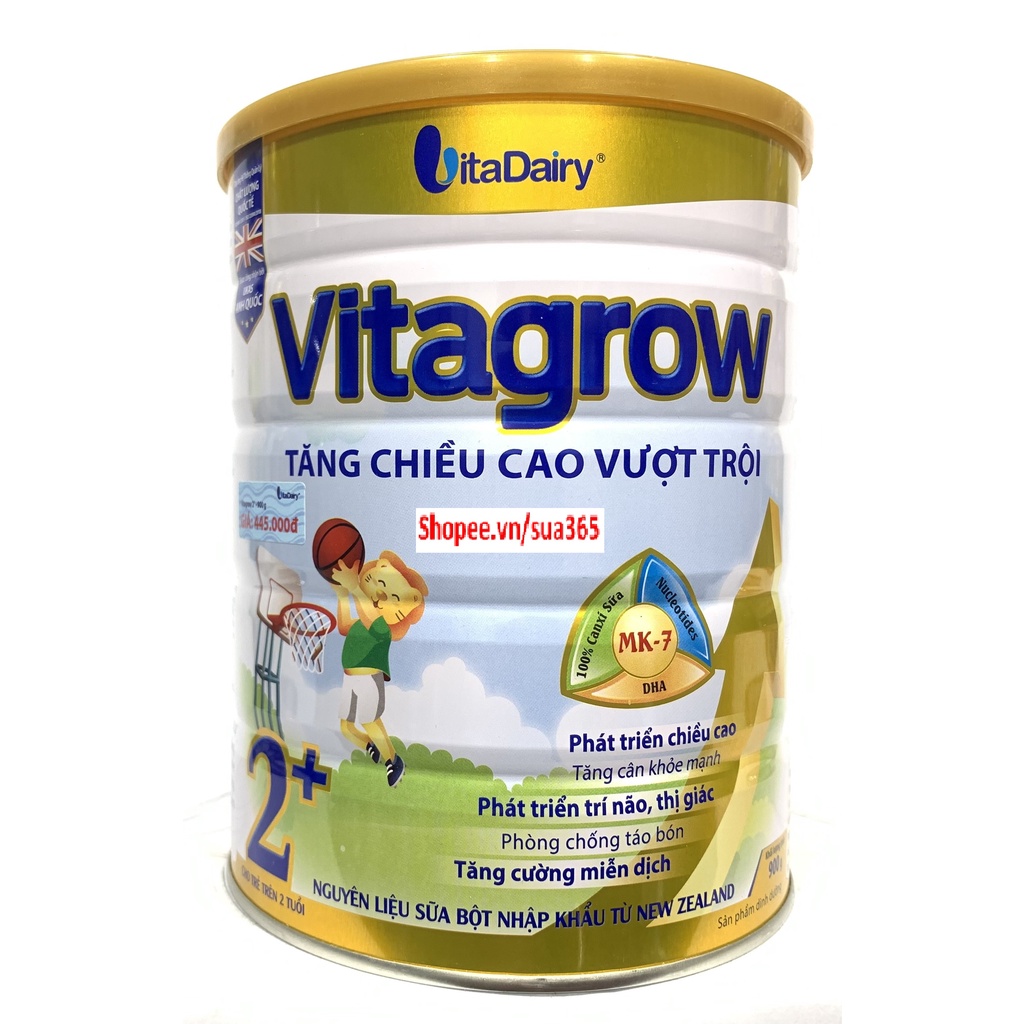 Sữa Vitagrow  Tăng chiều cao vượt trội - Date Luôn Mới