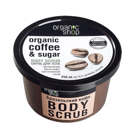 Tẩy Da Chết Toàn Thân Organic Coffee & Sugar Body Scrub 250ml