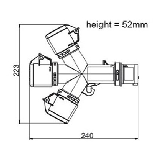 Ổ cắm công nghiệp F9432006