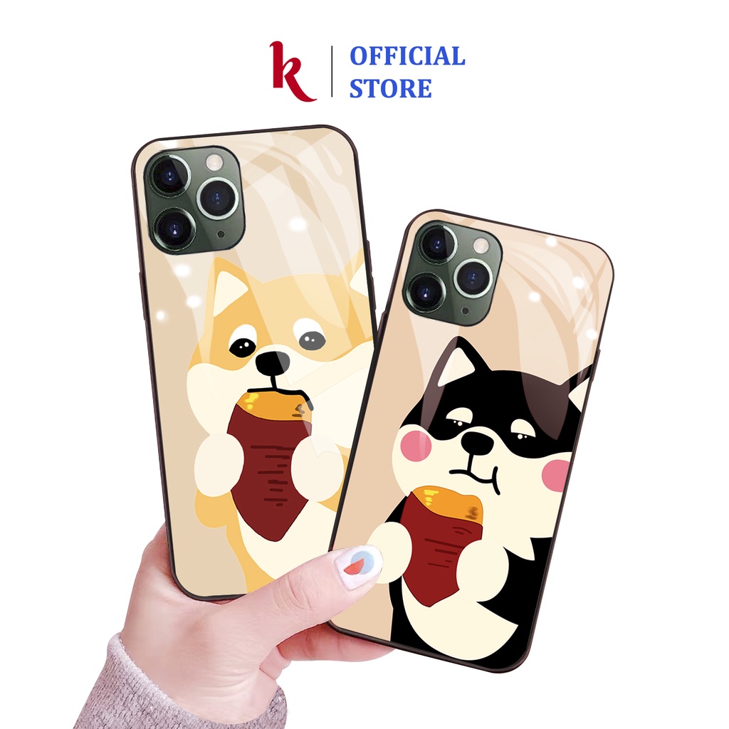 Ốp lưng iphone kính cặp đôi FET ăn sáng case 14plus 14 pro max 13 12 promax 11 mini 6 6s 7 8 plus x xr xs Se