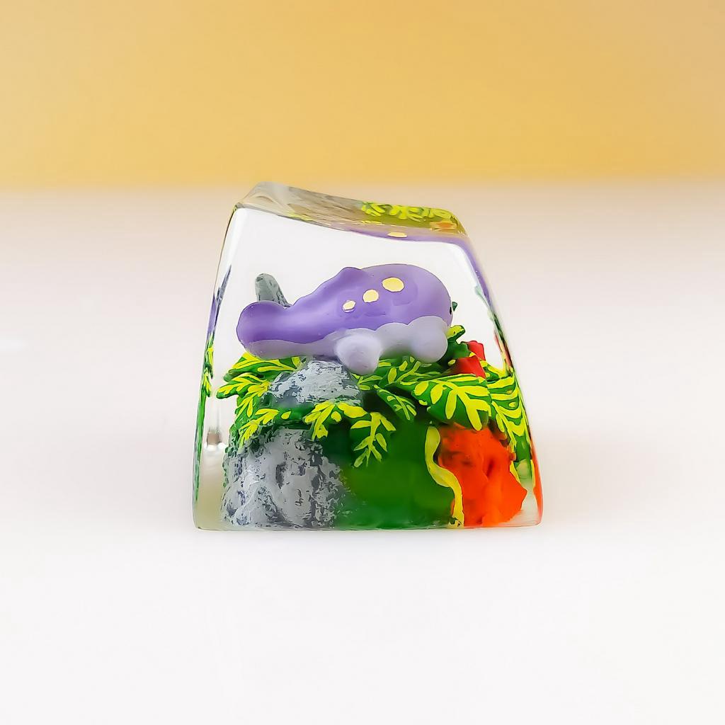 Nút bàn phím Pokemon, nút bàn phím  Shiny Clodsire, Bàn phím nhân vật hoạt hình - Clodsire keycap,POKÉMON Artisan Keycap